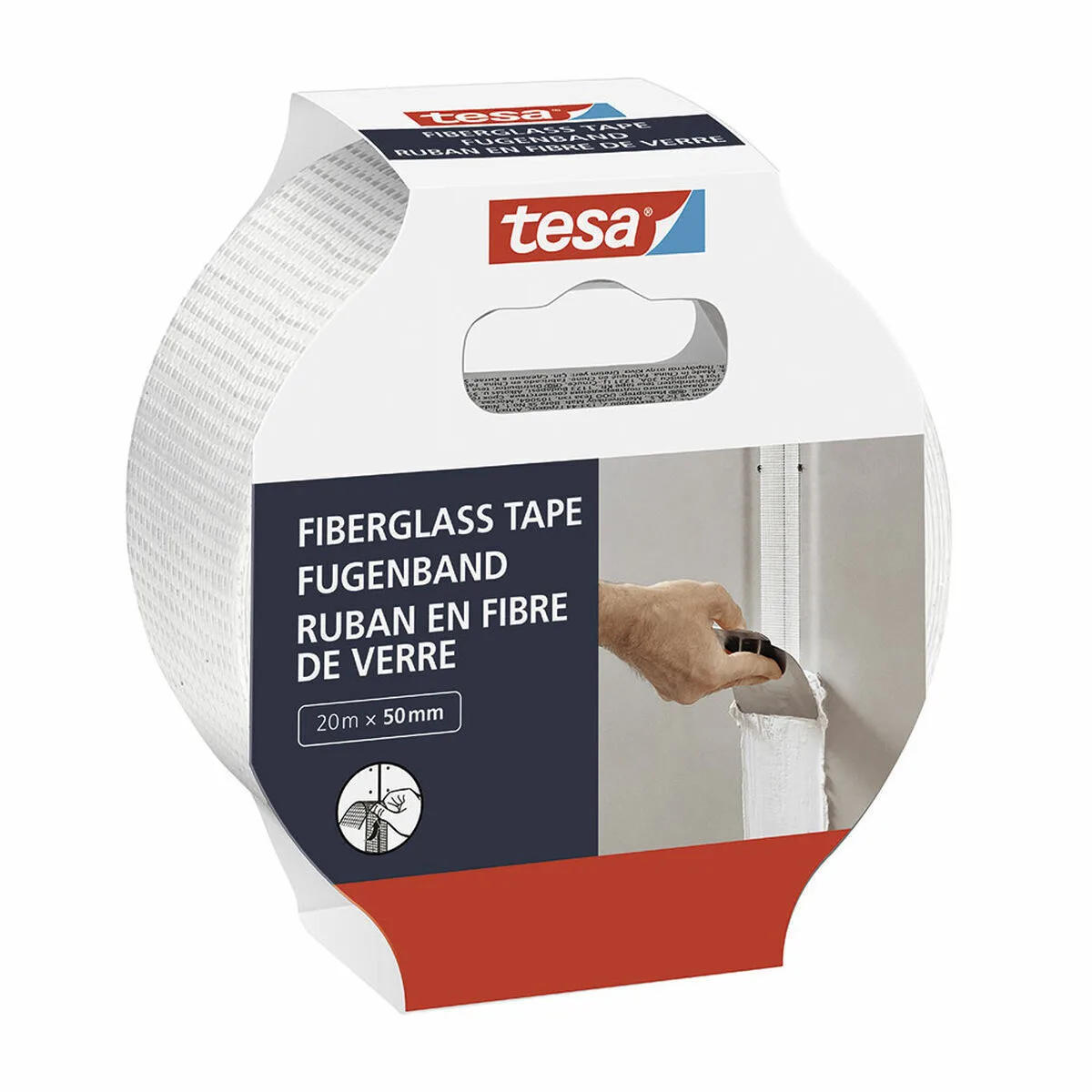 Tesa Μονωτική Ταινία 50mm x 20m Λευκή Tesa Μονωτική Ταινία 50mm x 20m Λευκή - Image 1