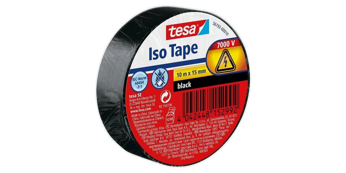Tesa Μονωτική Ταινία 56192-00010-23 Μαύρη Tesa Μονωτική Ταινία 56192-00010-23 Μαύρη - Image 1