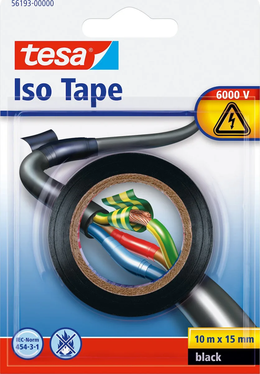 Tesa Μονωτική Ταινία 56193-00000-22 Μαύρη Tesa Μονωτική Ταινία 56193-00000-22 Μαύρη - Image 1