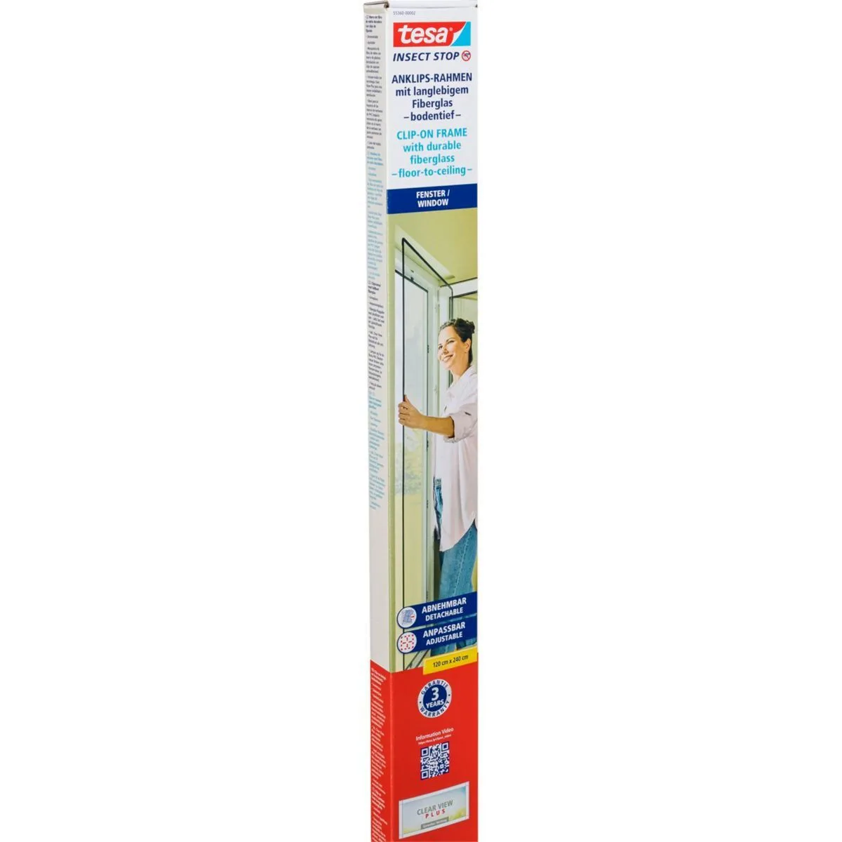 Tesa Σίτα Μαύρη με Πλαίσιο 120x240cm 55360-00002-00 Tesa Σίτα Μαύρη με Πλαίσιο 120x240cm 55360-00002-00 - Image 1