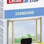 Tesa Σίτα Παραθύρου με Σκρατς Σταθερή από Fiberglass Γκρι 100x100cm 4042448059215