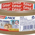 Tesa Ταινία Συσκευασίας Strong 4042448116611 38mm x 66m σε Καφέ Χρώμα