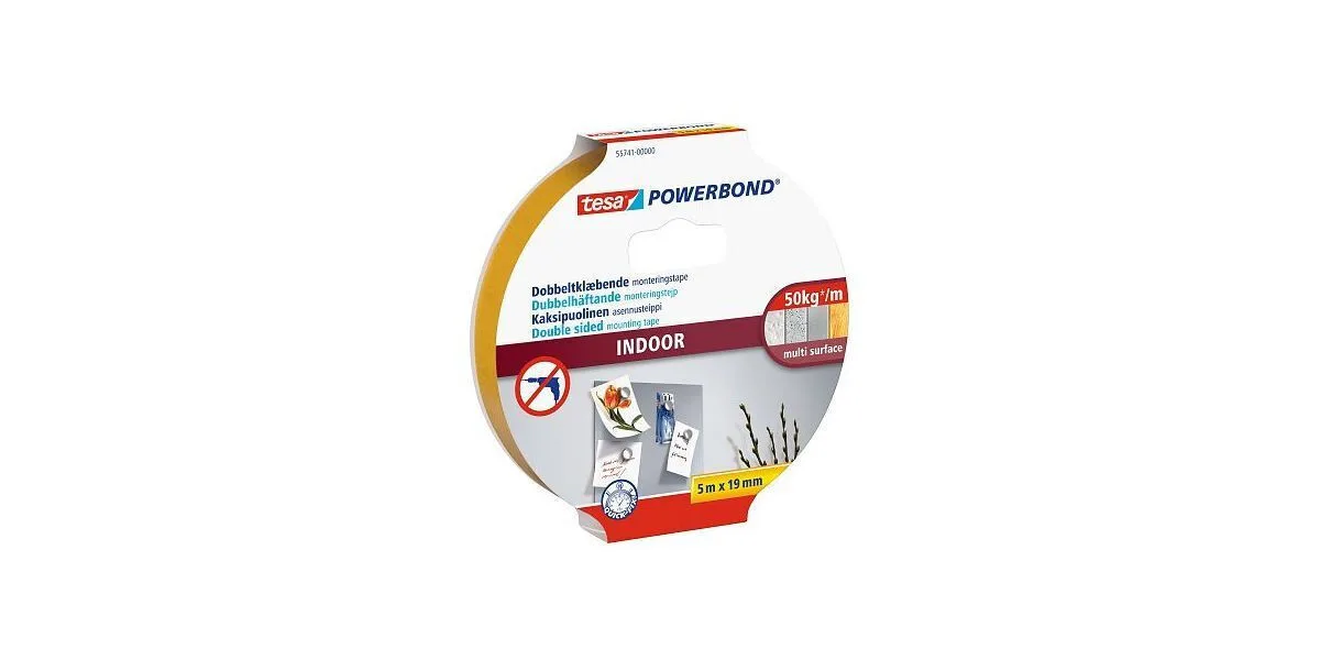 Tesa Powerbond Αυτοκόλλητη Αφρώδης Ταινία Διπλής Όψης Γκρι 5mx19mm 55741-00001-03 Tesa Powerbond Αυτοκόλλητη Αφρώδης Ταινία Διπλής Όψης Γκρι 5mx19mm 55741-00001-03 - Image 1