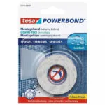 Tesa Powerbond Αυτοκόλλητη Ταινία Διπλής Όψης Λευκή 1.5mx19mm 55732-00001-02