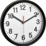 TFA Ρολόι Τοίχου Πλαστικό Black Ø17.7cm 60.3538.01