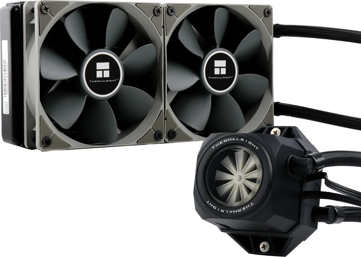 Thermalright Turbo Right 240 C Υδρόψυξη AIO CPU με 2 Ανεμιστήρες 120mm και RGB Φωτισμό Thermalright Turbo Right 240 C Υδρόψυξη AIO CPU με 2 Ανεμιστήρες 120mm και RGB Φωτισμό - Image 1