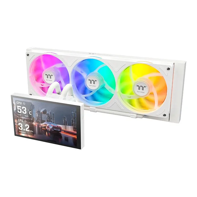 Thermaltake ST360 Ultra Snow Υδρόψυξη AIO CPU με 3 Ανεμιστήρες 120mm και ARGB Φωτισμό Λευκή Thermaltake ST360 Ultra Snow Υδρόψυξη AIO CPU με 3 Ανεμιστήρες 120mm και ARGB Φωτισμό Λευκή - Image 1