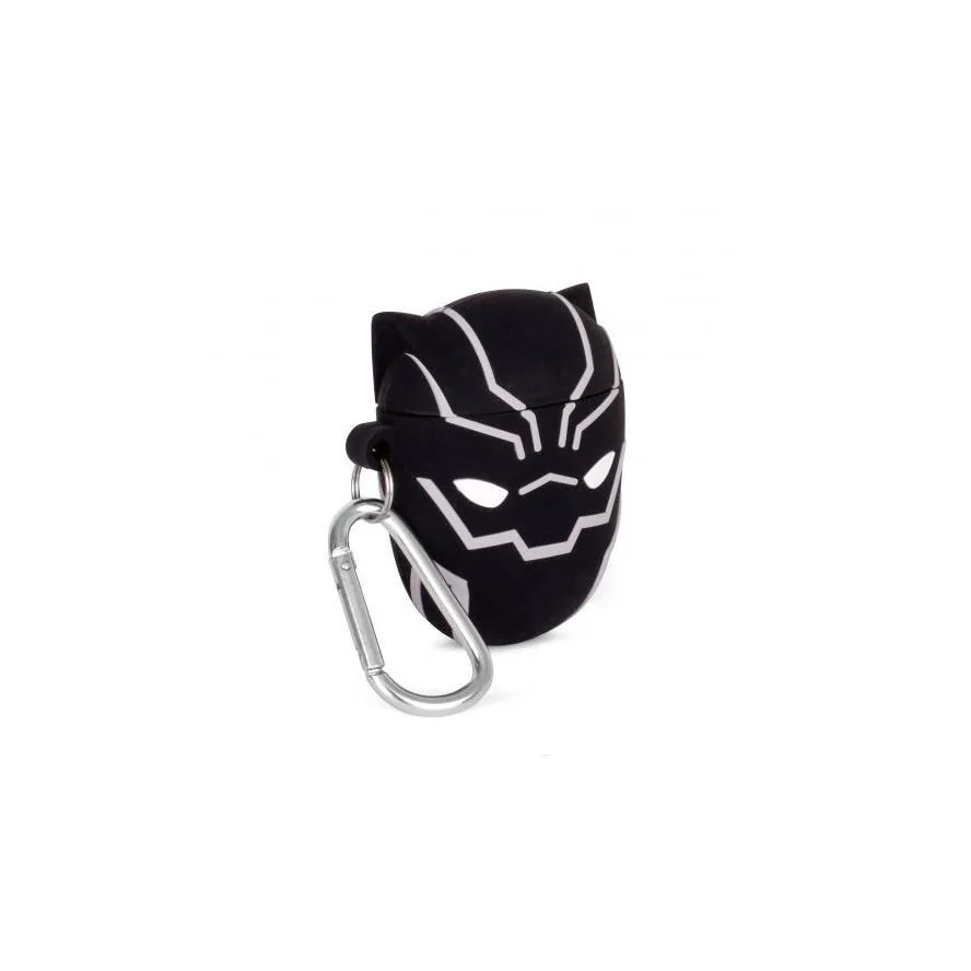 Thumbs Up 3D Black Panther Θήκη Σιλικόνης με Γάντζο σε Μαύρο χρώμα για Apple AirPods Thumbs Up 3D Black Panther Θήκη Σιλικόνης με Γάντζο σε Μαύρο χρώμα για Apple AirPods - Image 1