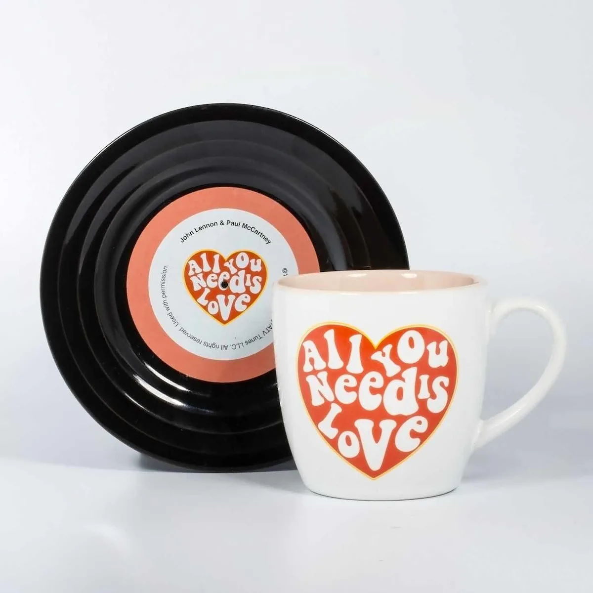 Thumbs Up L&M Mug & Saucer Set - Love Κούπα Κεραμική Λευκή 250ml 1001707 Thumbs Up L&M Mug & Saucer Set - Love Κούπα Κεραμική Λευκή 250ml 1001707 - Image 1