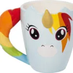 Thumbs Up Unicorn Κούπα Κεραμική Λευκή 300ml