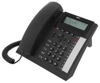Tiptel 1020 Ενσύρματο Τηλέφωνο Γραφείου Μαύρο 1081 520 Tiptel 1020 Ενσύρματο Τηλέφωνο Γραφείου Μαύρο 1081 520 - Image 1