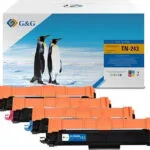 Toner Cartridge G&g Cmyk Replacement Tn-243cmyk Nt-pb243bk C M Y-4