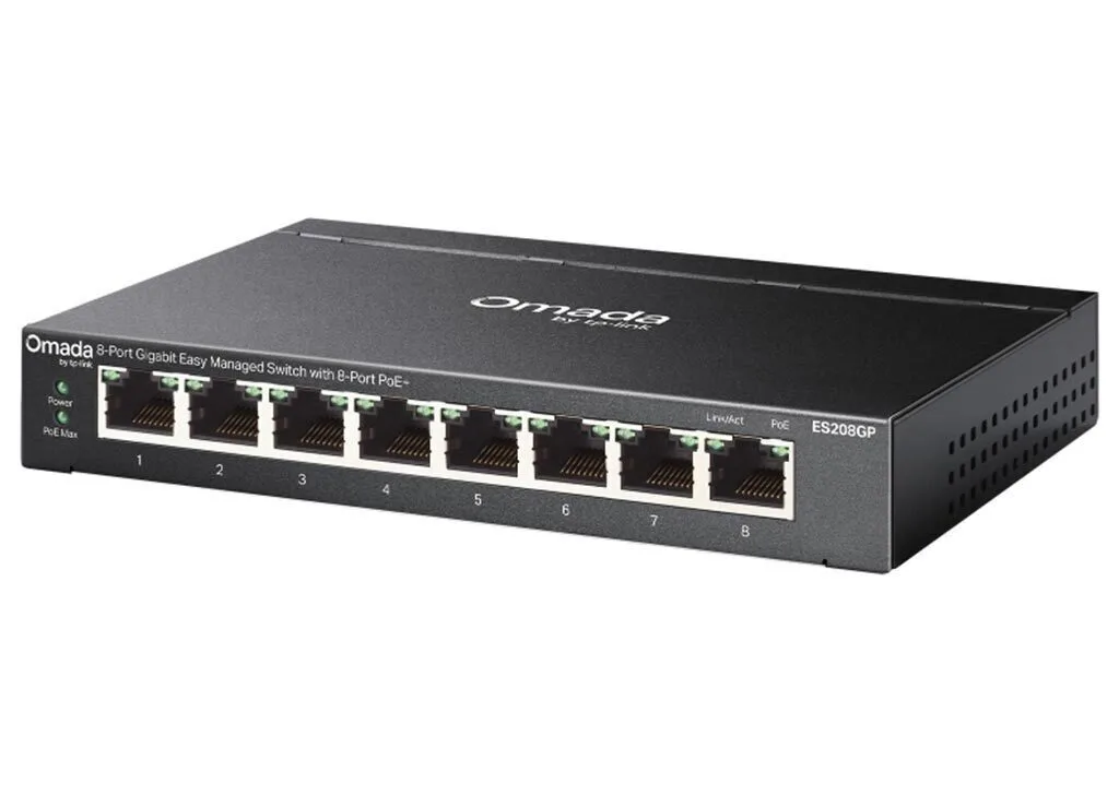 TP-LINK ES208GP v1 Managed L2 PoE+ Switch με 8 Θύρες Gigabit (1Gbps) Ethernet TP-LINK ES208GP v1 Managed L2 PoE+ Switch με 8 Θύρες Gigabit (1Gbps) Ethernet - Image 1