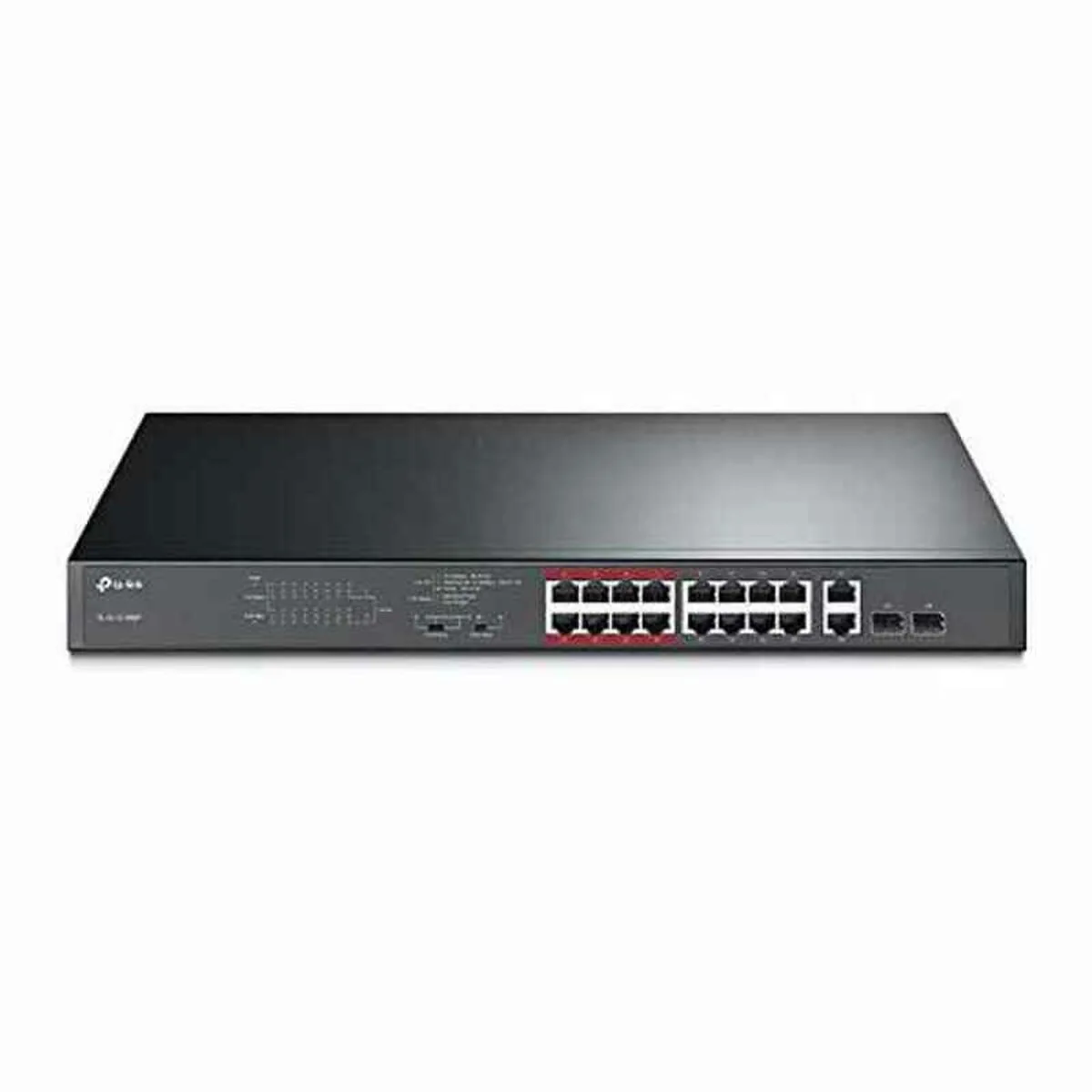 TP-LINK TL-SL1218MP v1 Unmanaged L2 PoE+ Switch με 16 Θύρες Gigabit (1Gbps) Ethernet και 2 SFP Θύρες TP-LINK TL-SL1218MP v1 Unmanaged L2 PoE+ Switch με 16 Θύρες Gigabit (1Gbps) Ethernet και 2 SFP Θύρες - Image 1