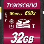Transcend Ultimate 600x SDHC 32GB U1 UHS-I 90MB/s