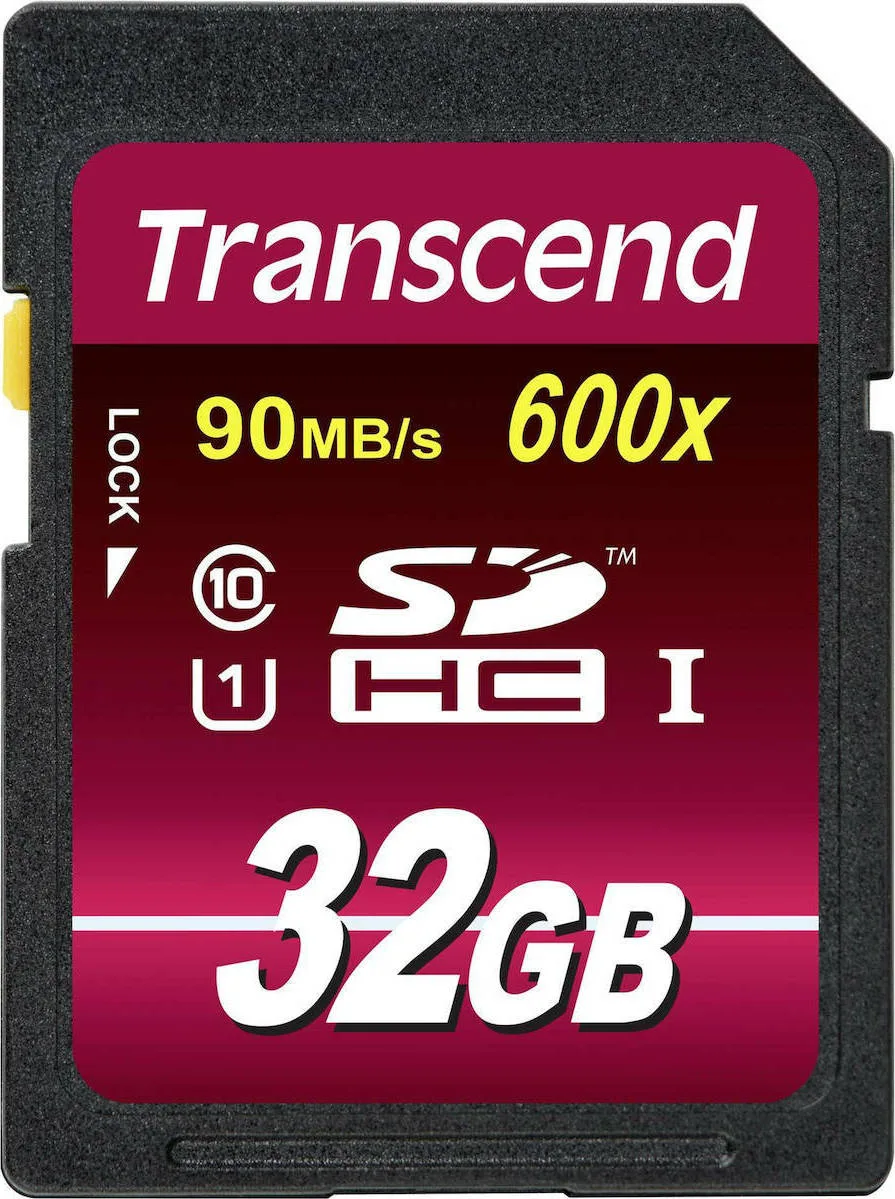 Transcend Ultimate 600x SDHC 32GB U1 UHS-I 90MB/s Transcend Ultimate 600x SDHC 32GB U1 UHS-I 90MB/s - Image 1