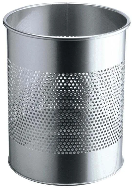 Trash Basket Durable 15l Silver 331023 Trash Basket Durable 15l Silver 331023 - Image 1