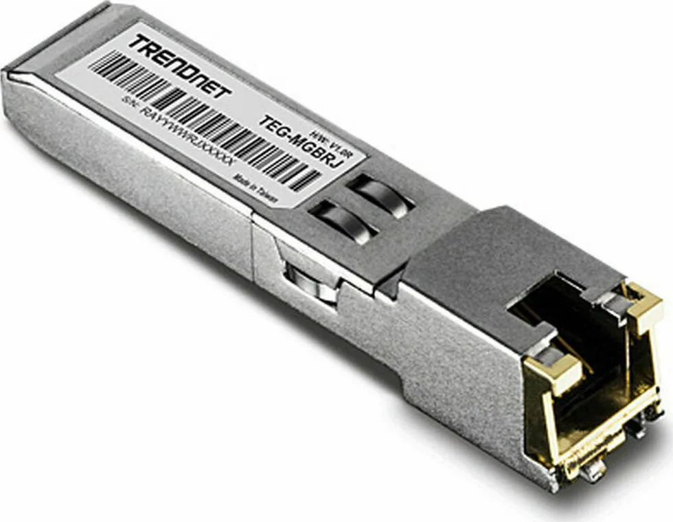 Trendnet 1000BASE-T RJ-45 Copper SFP Module Trendnet 1000BASE-T RJ-45 Copper SFP Module - Image 1