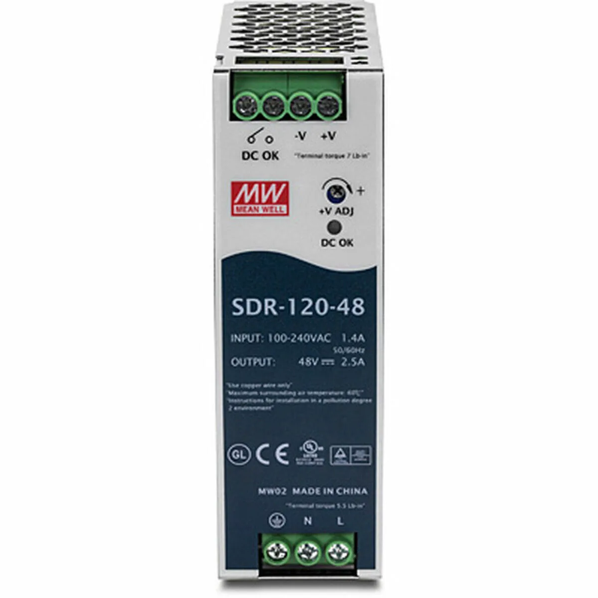 Trendnet Τροφοδοτικό Ράγας Ισχύος 120W TI-S12048 Trendnet Τροφοδοτικό Ράγας Ισχύος 120W TI-S12048 - Image 1
