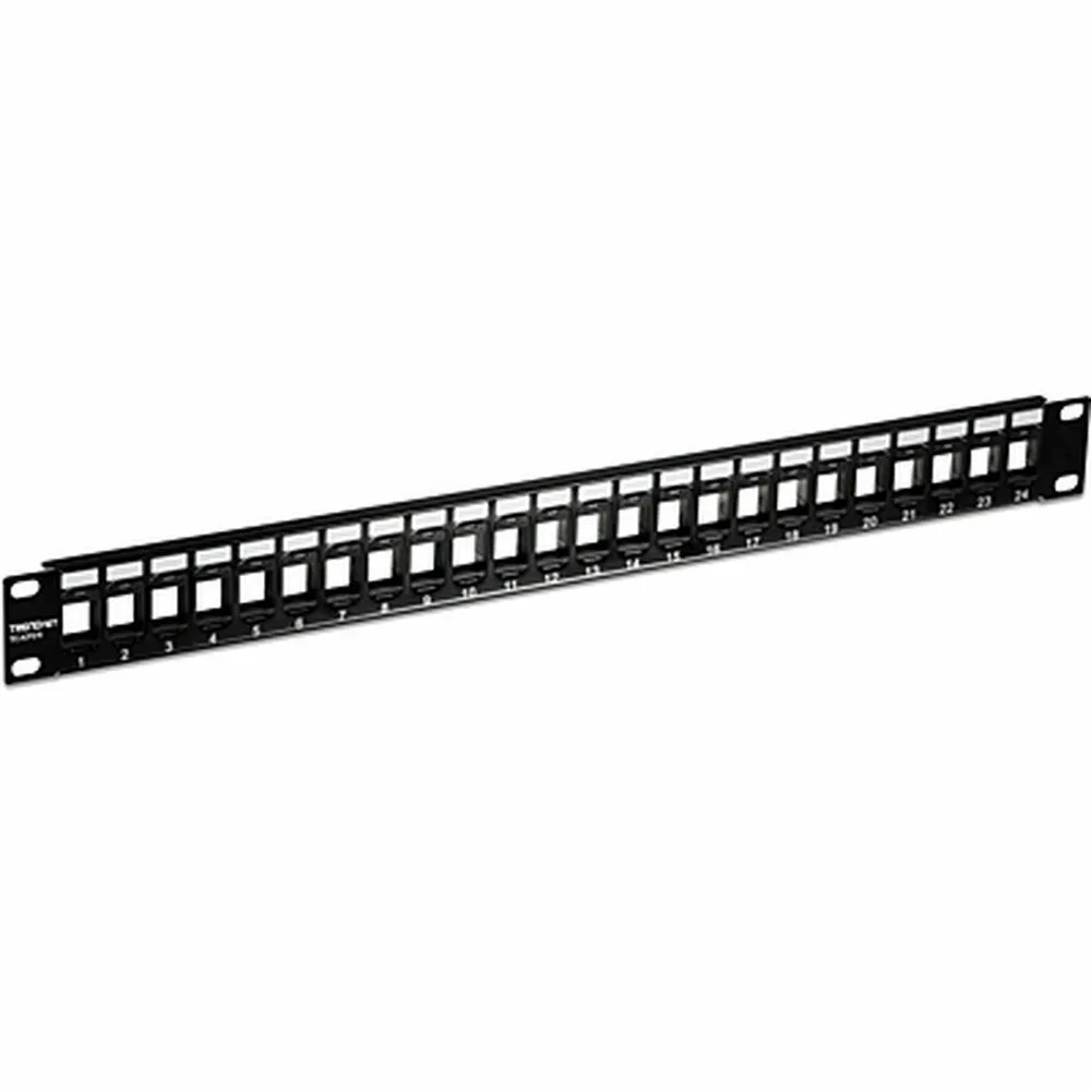 Trendnet Patch Panel Keystone για Rack 1U 19" 24 Θυρών Μαύρο TC-KP24 Trendnet Patch Panel Keystone για Rack 1U 19" 24 Θυρών Μαύρο TC-KP24 - Image 1