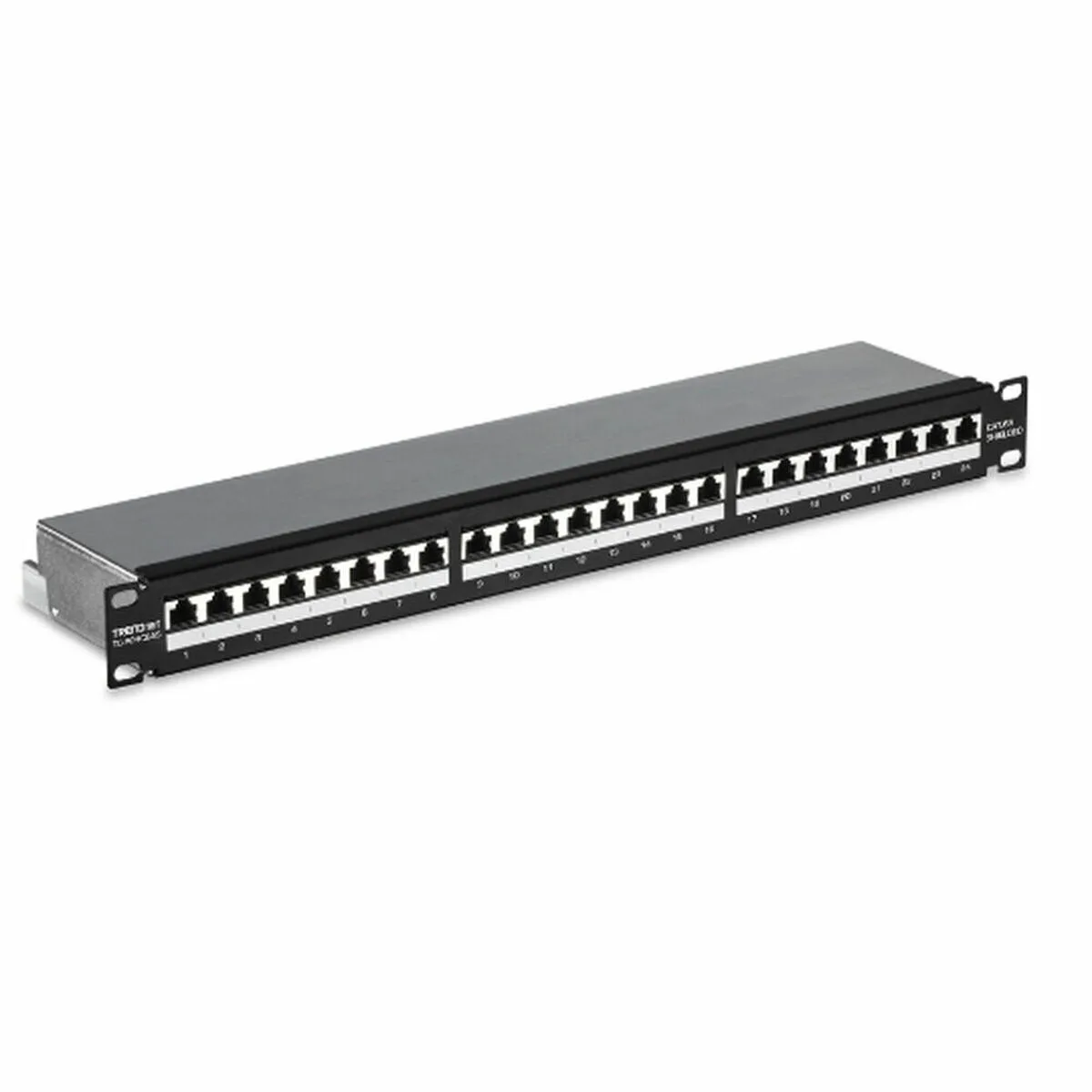 Trendnet Patch Panel Shielded για Rack 1U 19" 24 Θυρών cat6a Μαύρο TC-P24C6AS Trendnet Patch Panel Shielded για Rack 1U 19" 24 Θυρών cat6a Μαύρο TC-P24C6AS - Image 1