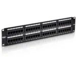 Trendnet Patch Panel Unshielded για Rack 2U 19" 48 Θυρών cat6 Μαύρο TC-P48C6