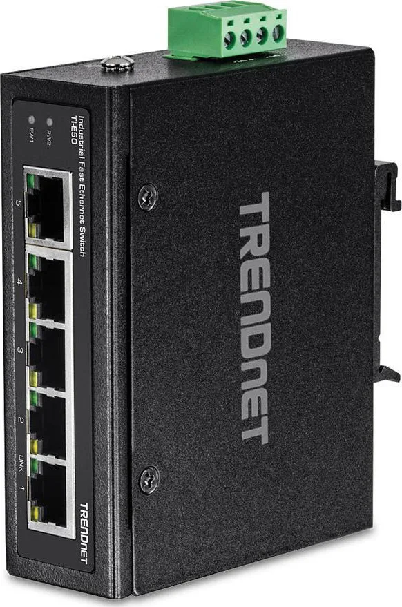 Trendnet Switch Βιομηχανικών Εγκαταστάσεων TI-E50 Trendnet Switch Βιομηχανικών Εγκαταστάσεων TI-E50 - Image 1
