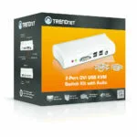 Trendnet TK-204UK KVM & Data Switch με Audio / DVI / USB-B