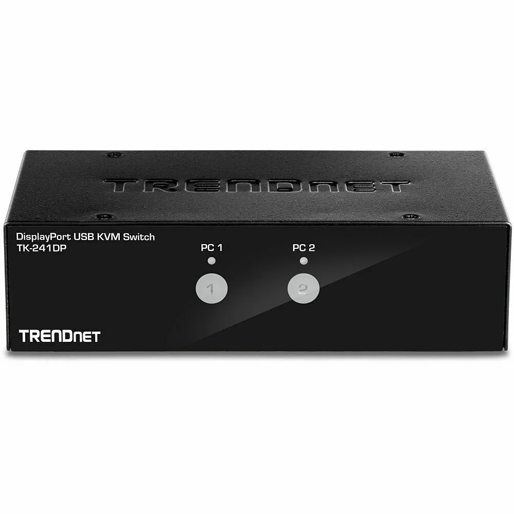 Trendnet TK-241DP KVM & Data Switch με Audio / DisplayPort / USB / USB-B Trendnet TK-241DP KVM & Data Switch με Audio / DisplayPort / USB / USB-B - Image 1