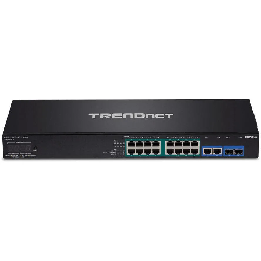 Trendnet TPE-3018LS Managed L2 PoE+ Switch με 16 Θύρες Gigabit (1Gbps) Ethernet και 2 SFP Θύρες Trendnet TPE-3018LS Managed L2 PoE+ Switch με 16 Θύρες Gigabit (1Gbps) Ethernet και 2 SFP Θύρες - Image 1
