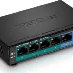 Trendnet TPE-LG50 Unmanaged L2 PoE+ Switch με 4 Θύρες Gigabit (1Gbps) Ethernet