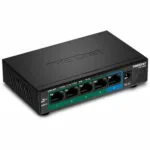 Trendnet TPE-TG52 Unmanaged L2 PoE+ Switch με 4 Θύρες Gigabit (1Gbps) Ethernet
