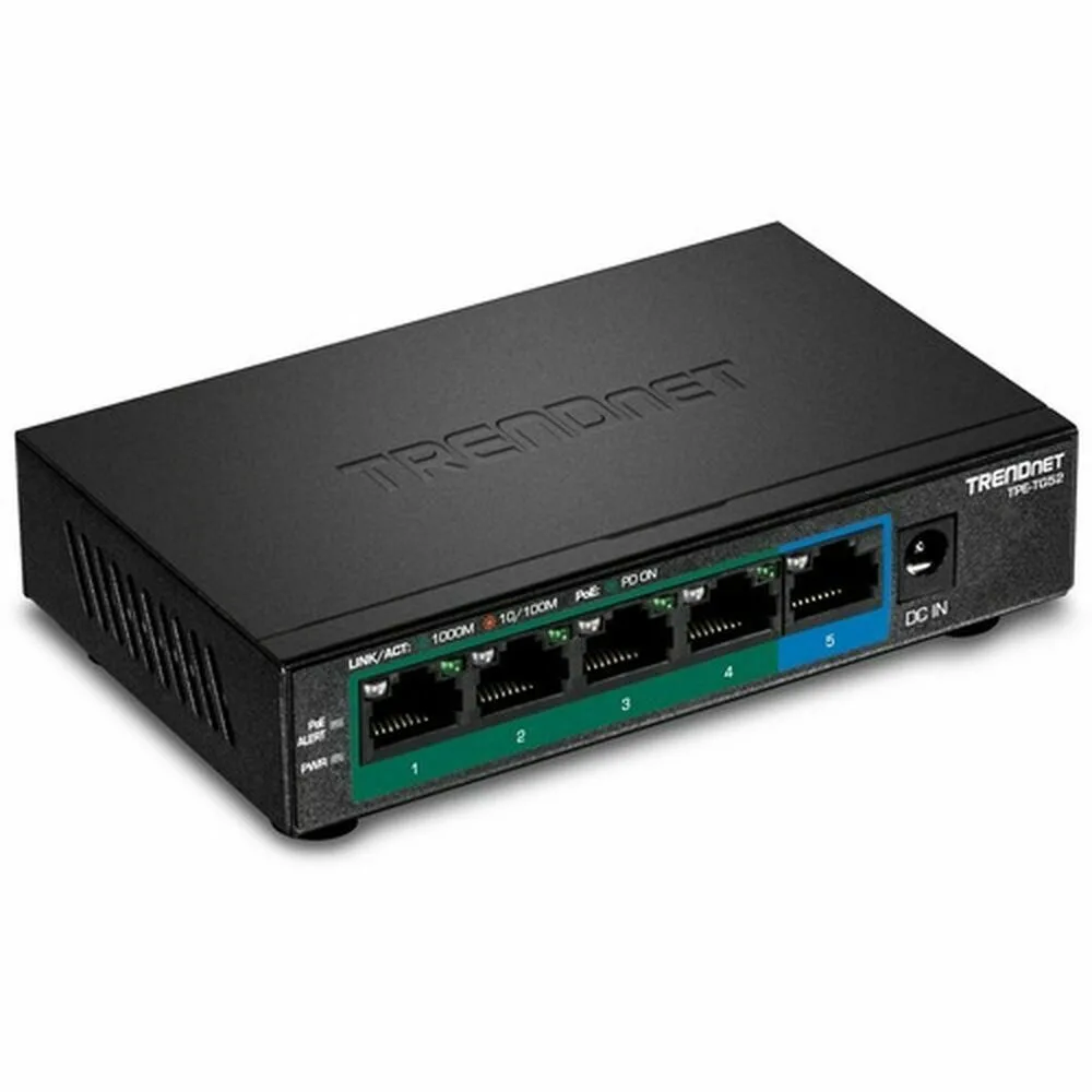 Trendnet TPE-TG52 Unmanaged L2 PoE+ Switch με 4 Θύρες Gigabit (1Gbps) Ethernet Trendnet TPE-TG52 Unmanaged L2 PoE+ Switch με 4 Θύρες Gigabit (1Gbps) Ethernet - Image 1
