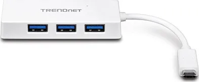 Trendnet TUC-H4E Hub 4 Θυρών USB 3.0 με σύνδεση USB-C Λευκό TUC-H4E Trendnet TUC-H4E Hub 4 Θυρών USB 3.0 με σύνδεση USB-C Λευκό TUC-H4E - Image 1