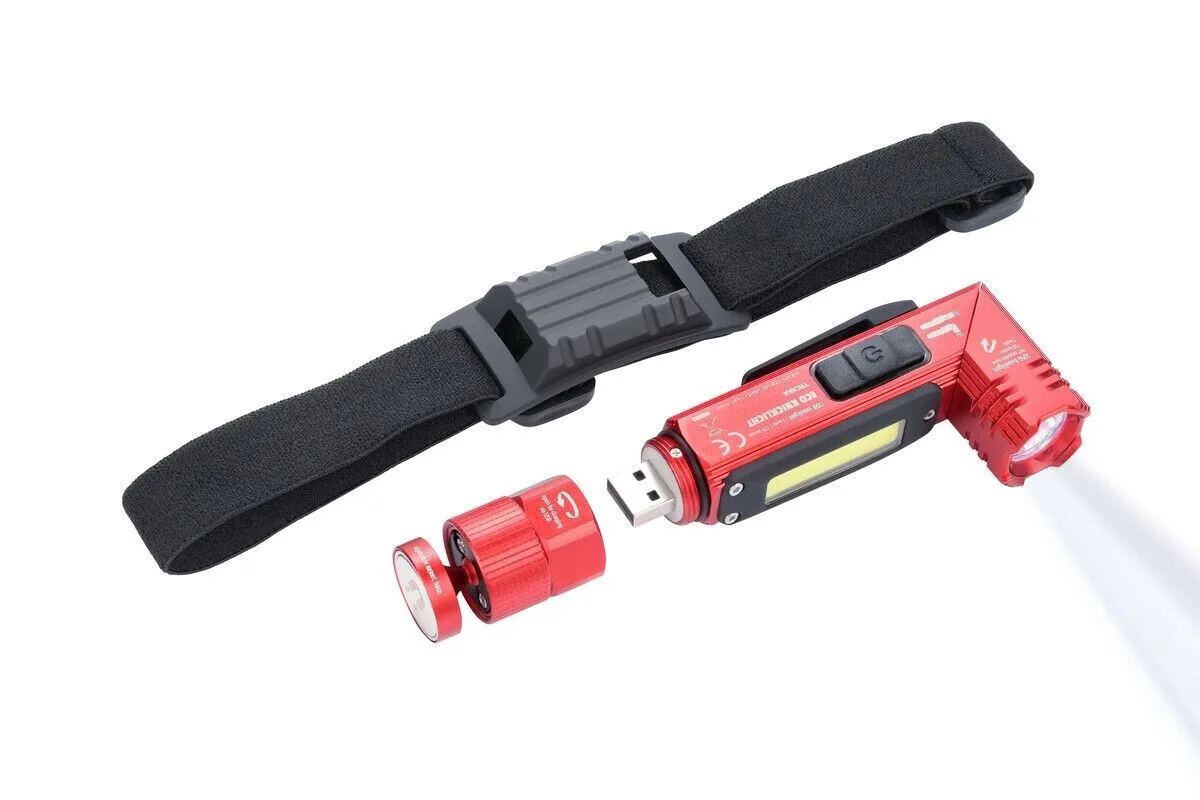 Troika Επαναφορτιζόμενος Φακός LED IPX4 με Μέγιστη Φωτεινότητα 150lm Troika Επαναφορτιζόμενος Φακός LED IPX4 με Μέγιστη Φωτεινότητα 150lm - Image 1