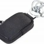 Troika Μπρελόκ Πορτοφόλι Pocket Click Δερμάτινο Μαύρο KR877/LE