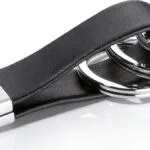 Troika Μπρελόκ Πορτοφόλι Twist Lock Δερμάτινο Μαύρο KRG649/LE