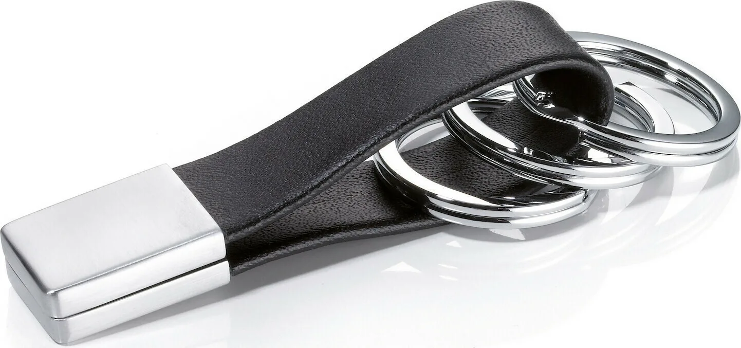 Troika Μπρελόκ Πορτοφόλι Twist Lock Δερμάτινο Μαύρο KRG649/LE Troika Μπρελόκ Πορτοφόλι Twist Lock Δερμάτινο Μαύρο KRG649/LE - Image 1