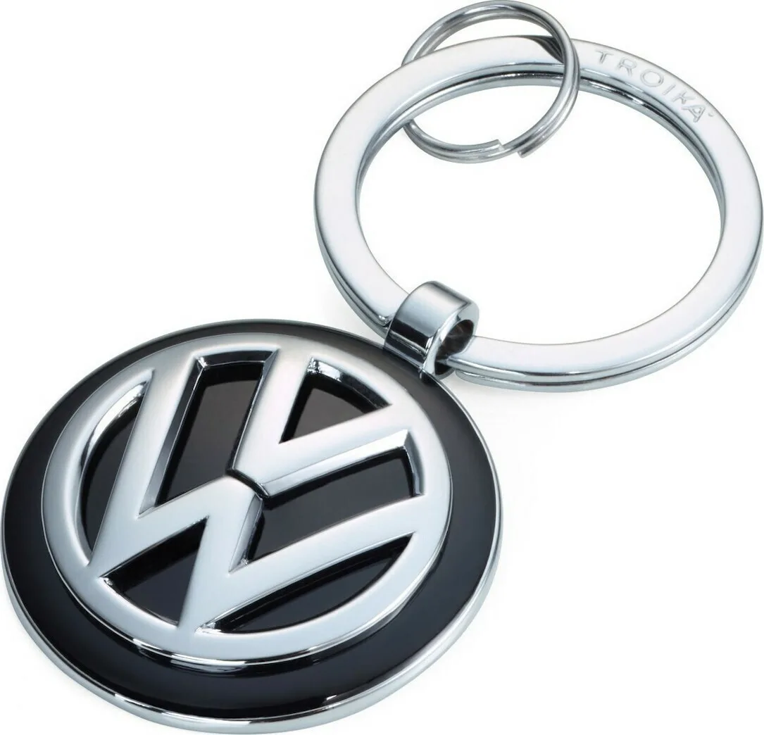 Troika Μπρελόκ Πορτοφόλι Volkswagen Μεταλλικό Μαύρο KR16-05/VW Troika Μπρελόκ Πορτοφόλι Volkswagen Μεταλλικό Μαύρο KR16-05/VW - Image 1