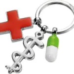 Troika Μπρελόκ Get Well Μεταλλικό Ασημί KR14-08/CH