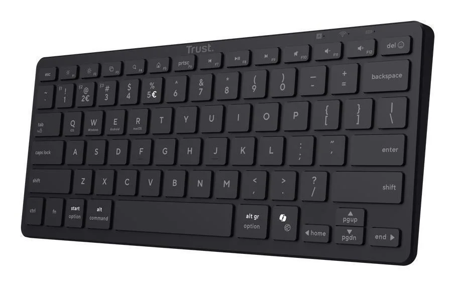 Trust Nado II Ασύρματο Bluetooth Πληκτρολόγιο Αγγλικό US Trust Nado II Ασύρματο Bluetooth Πληκτρολόγιο Αγγλικό US - Image 1