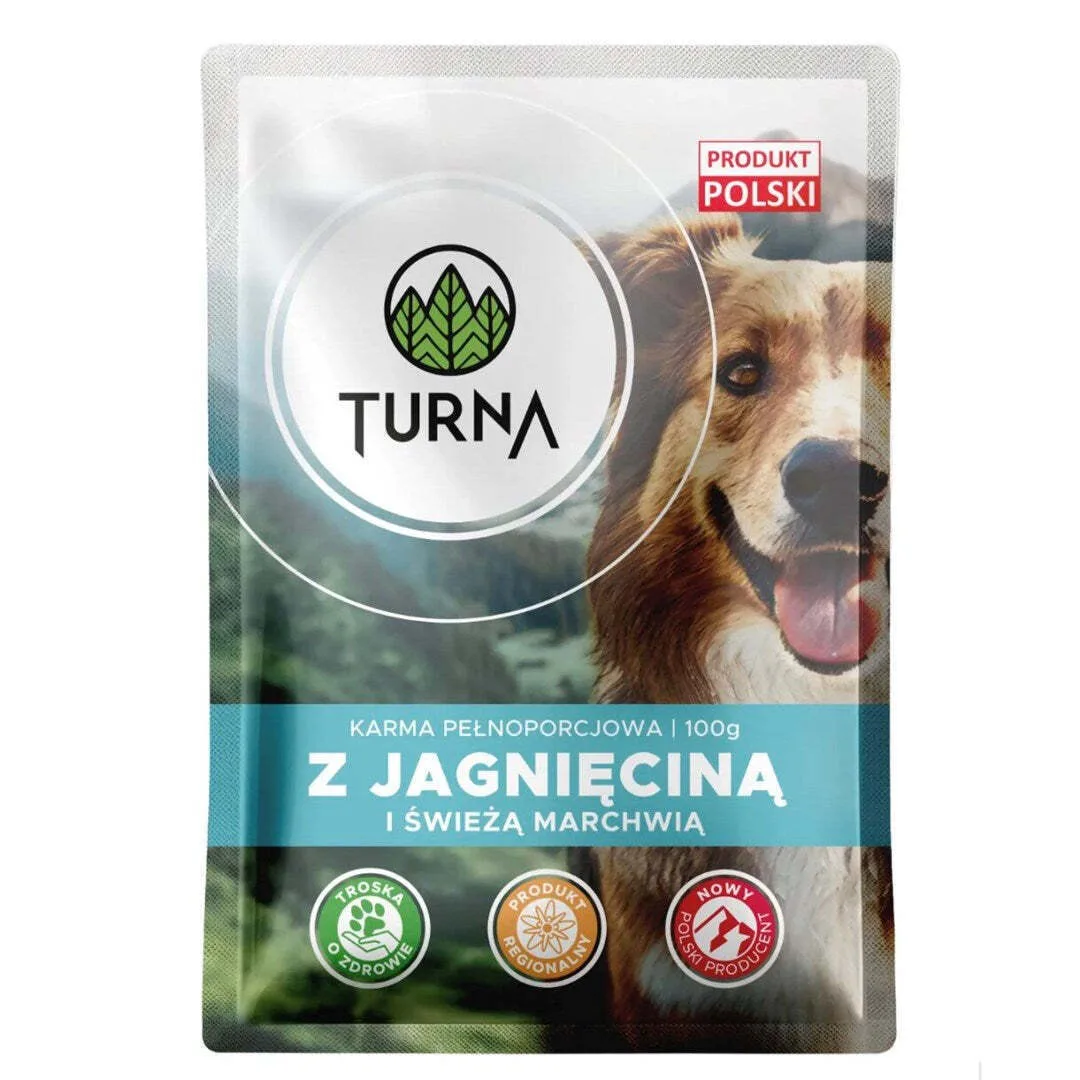 Turna Υγρή Τροφή Σκύλων με Αρνί 100gr Turna Υγρή Τροφή Σκύλων με Αρνί 100gr - Image 1
