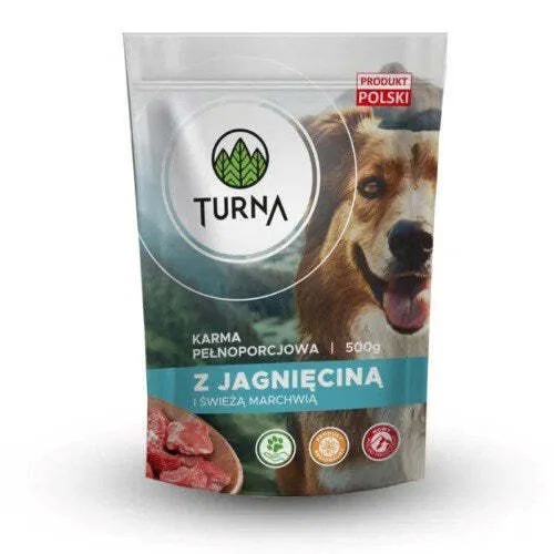 Turna Υγρή Τροφή Σκύλων με Αρνί 500gr Turna Υγρή Τροφή Σκύλων με Αρνί 500gr - Image 1