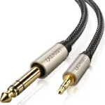 Ugreen AV127 Cable 6.3mm male - 3.5mm male 1m Γκρι (10625)