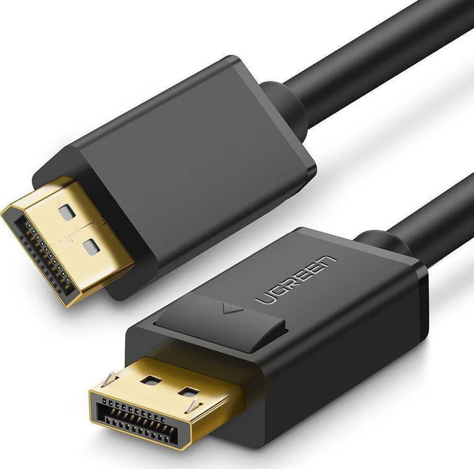 Ugreen Cable DisplayPort male - DisplayPort male 1m (10244) Ugreen Cable DisplayPort male - DisplayPort male 1m (10244) - Image 1