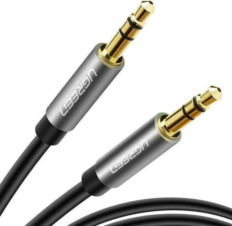 Ugreen Καλώδιο Ήχου 3.5mm male - 3.5mm male Ασημί 5m με Επίχρυσους Ακροδέκτες 10737 Ugreen Καλώδιο Ήχου 3.5mm male - 3.5mm male Ασημί 5m με Επίχρυσους Ακροδέκτες 10737 - Image 1