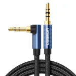 Ugreen Καλώδιο Ήχου 3.5mm male - 3.5mm male Μπλε 1.5m με Επίχρυσους Ακροδέκτες 12204
