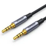 Ugreen Καλώδιο Ήχου TRRS 3.5mm male - 3.5mm male Μαύρο 3m με Επίχρυσους Ακροδέκτες 20785