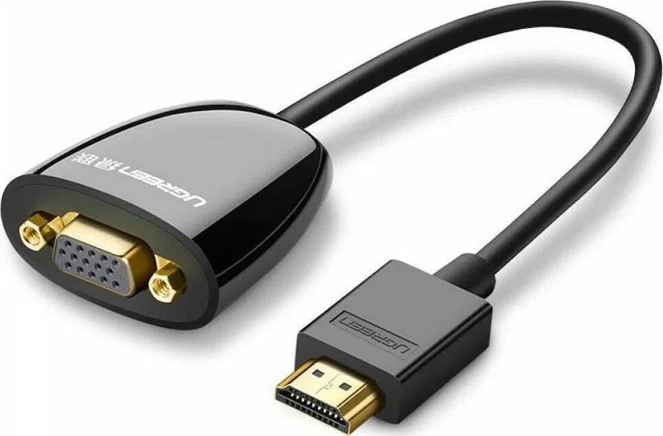 Ugreen Μετατροπέας HDMI male σε VGA female 1τμχ 40253 Ugreen Μετατροπέας HDMI male σε VGA female 1τμχ 40253 - Image 1