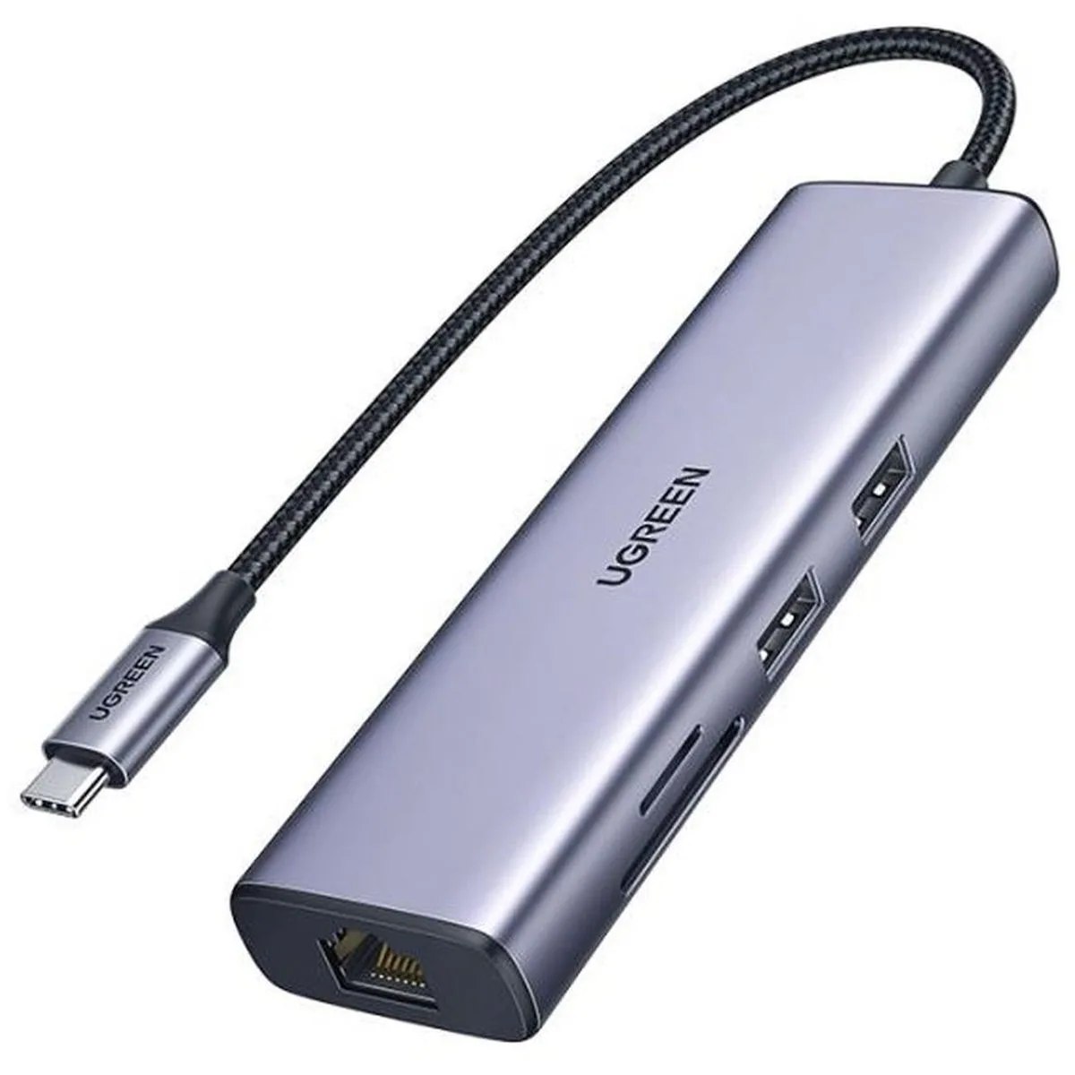 Ugreen CM512 USB-C Docking Station με HDMI 4K PD Ethernet Γκρι Ugreen CM512 USB-C Docking Station με HDMI 4K PD Ethernet Γκρι - Image 1